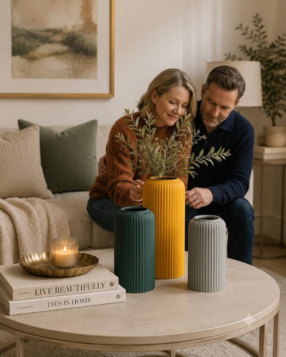 Elegant Ripped vase set