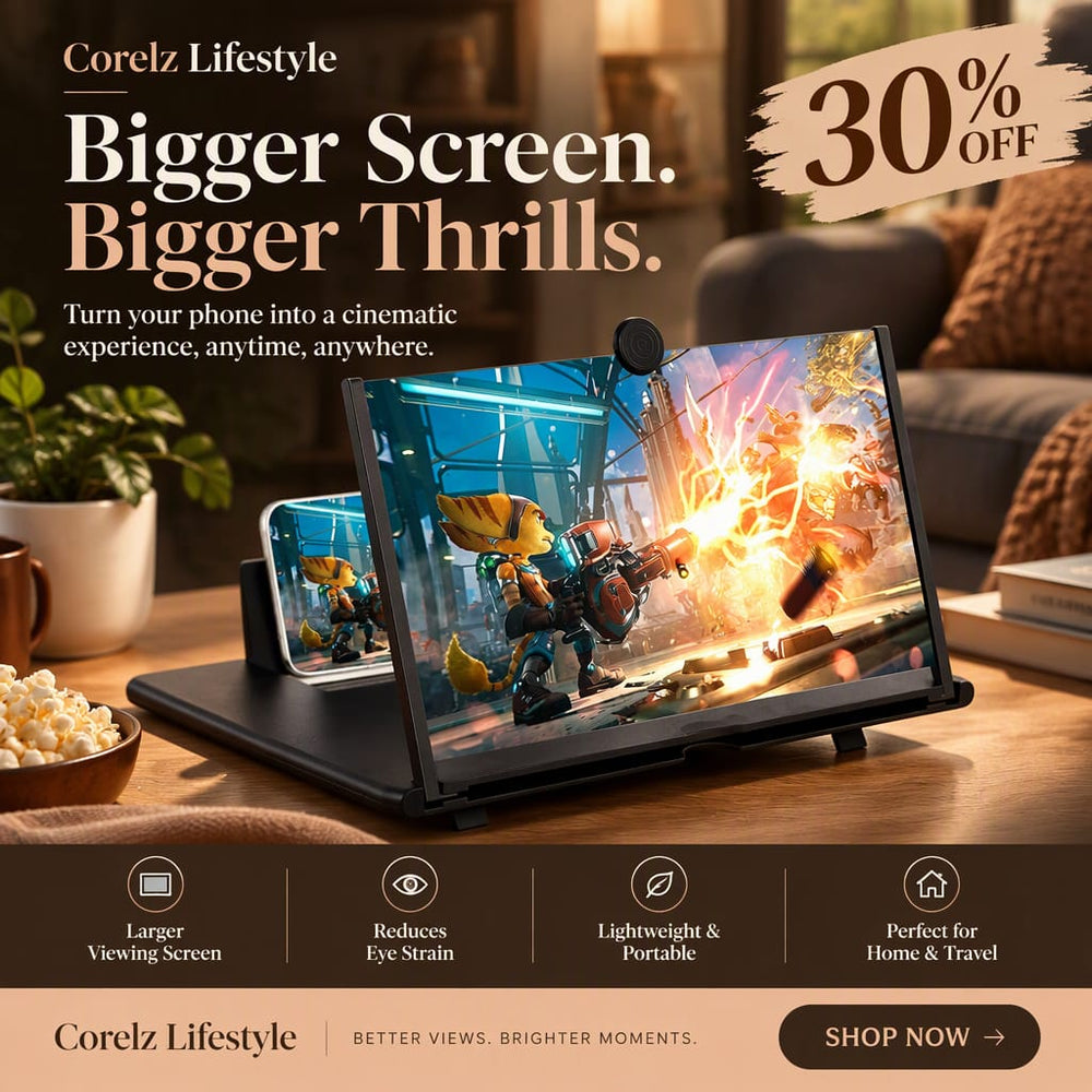 Mobile Phone Video Screen Magnifier