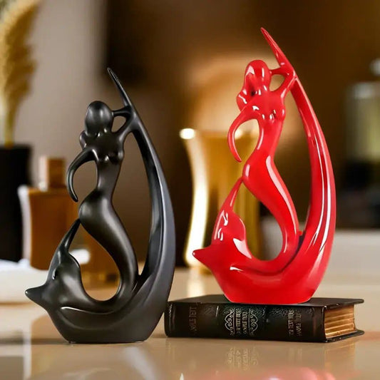Ceramic Mermaid Duo